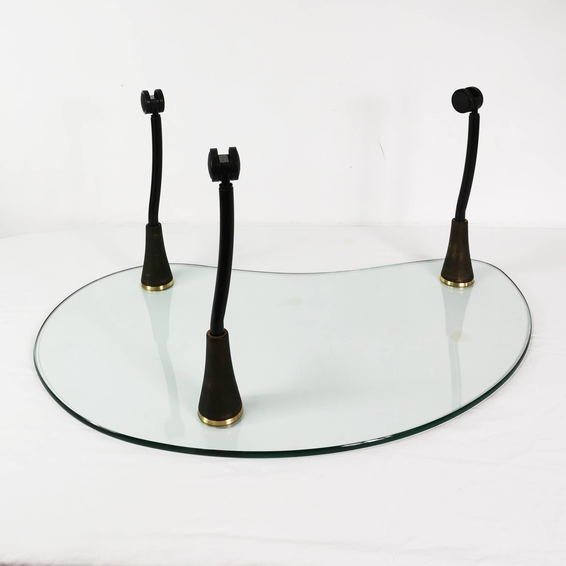 Postmodern, kidney coffee table, Germany, 1980s.