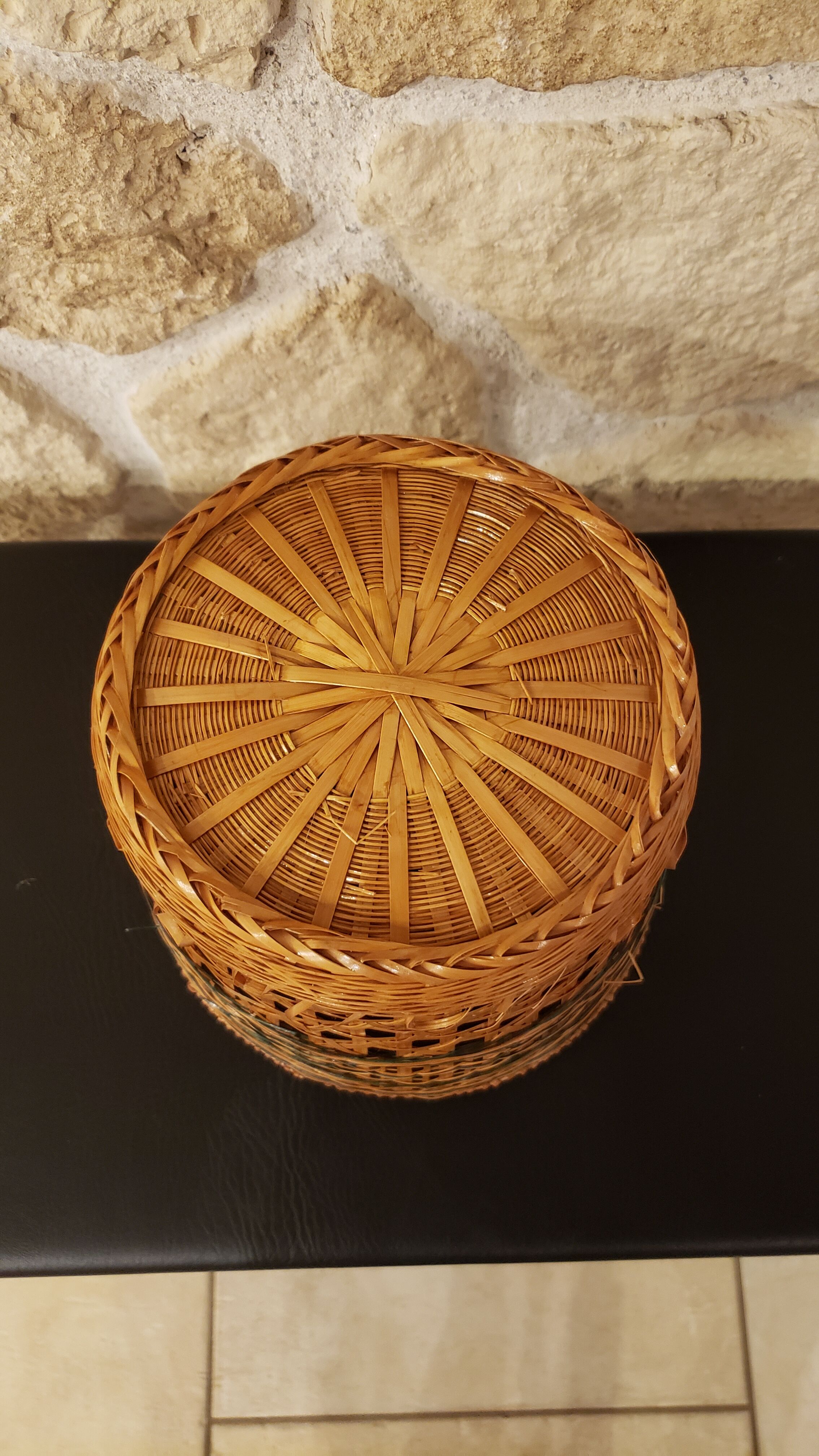 Rattan basket or pot cover