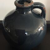 Vintage enamelled ceramic vase