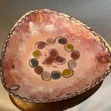 Enamelled enamel cup on copper