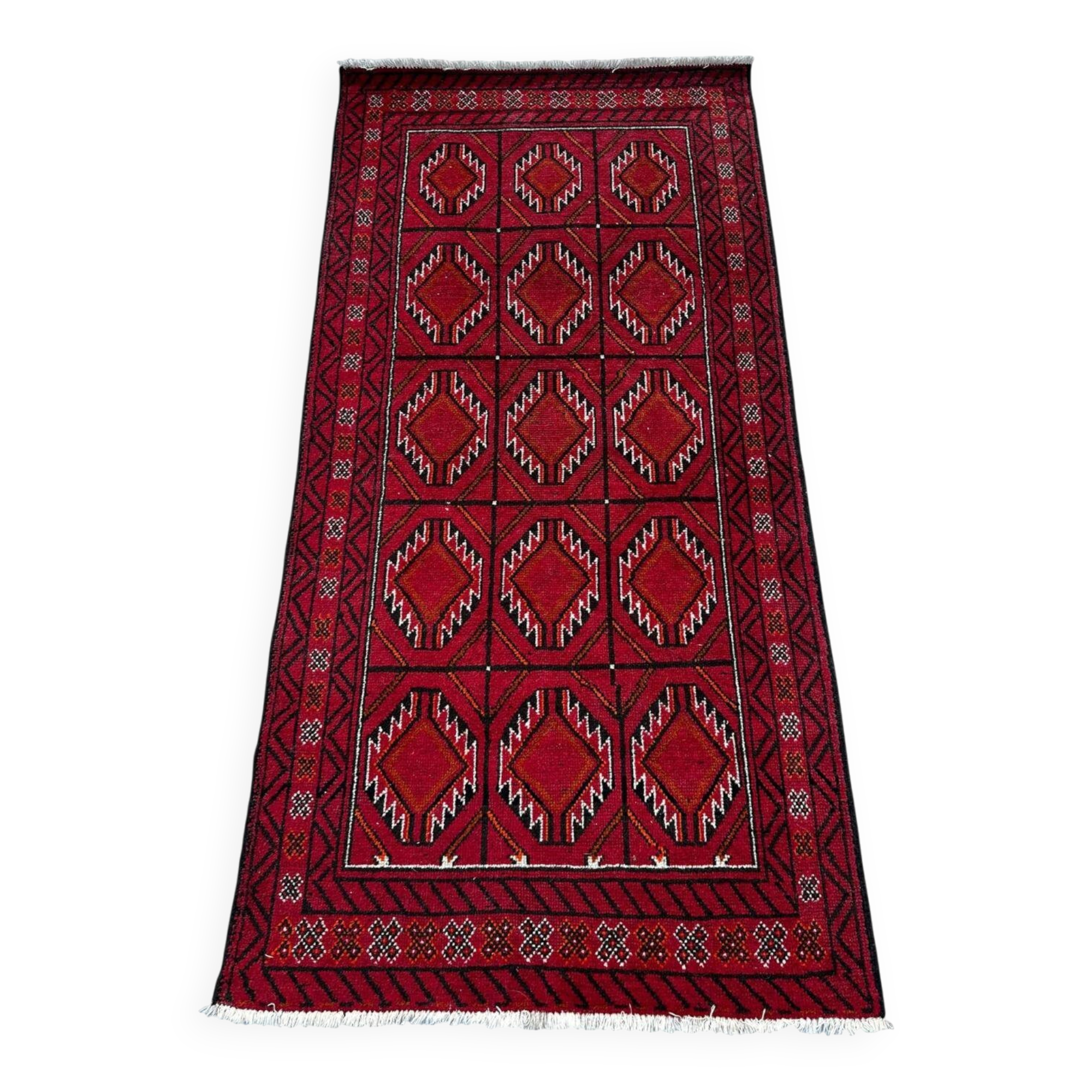 Handmade Persian rug 200cm x 100cm