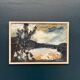 Swedish Oil on Panel “Abstract” by G. Hulten Signed Vintage & Framed 35×24cm