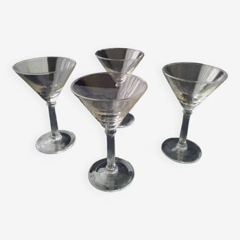 4 Luminarc cocktail glasses