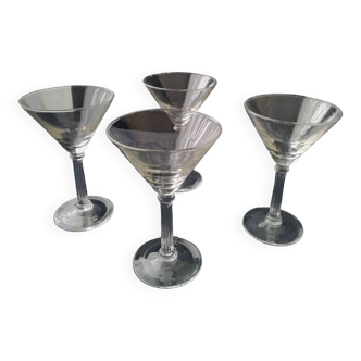 4 Luminarc cocktail glasses