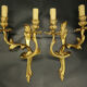Paire d'appliques style Louis XV, fin XIXe