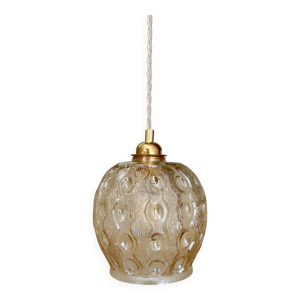 suspension globe vintage - verre