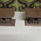 Paire de tabourets africains en bois sculpté  art tribal