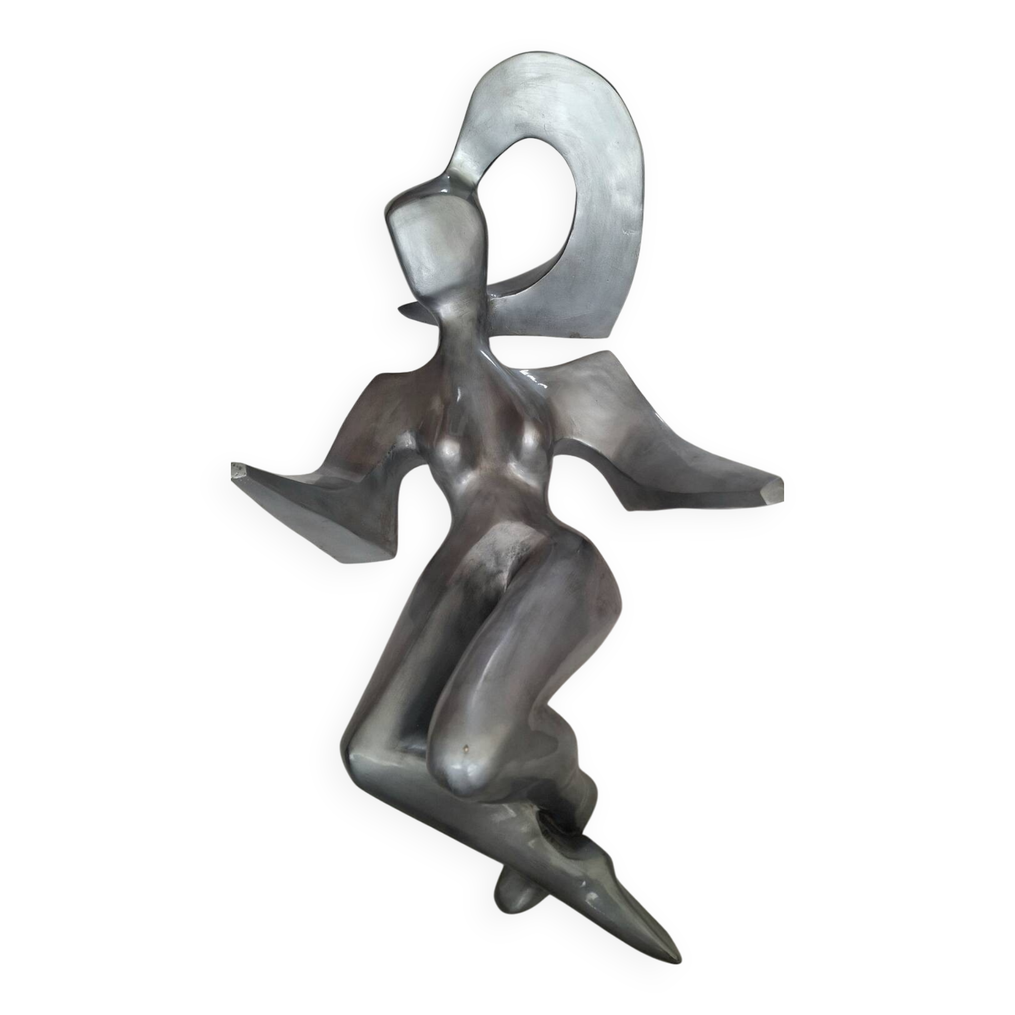 Height 120cm, large woman statue, vintage sculpture