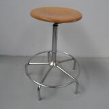 Vintage industrial adjustable stool