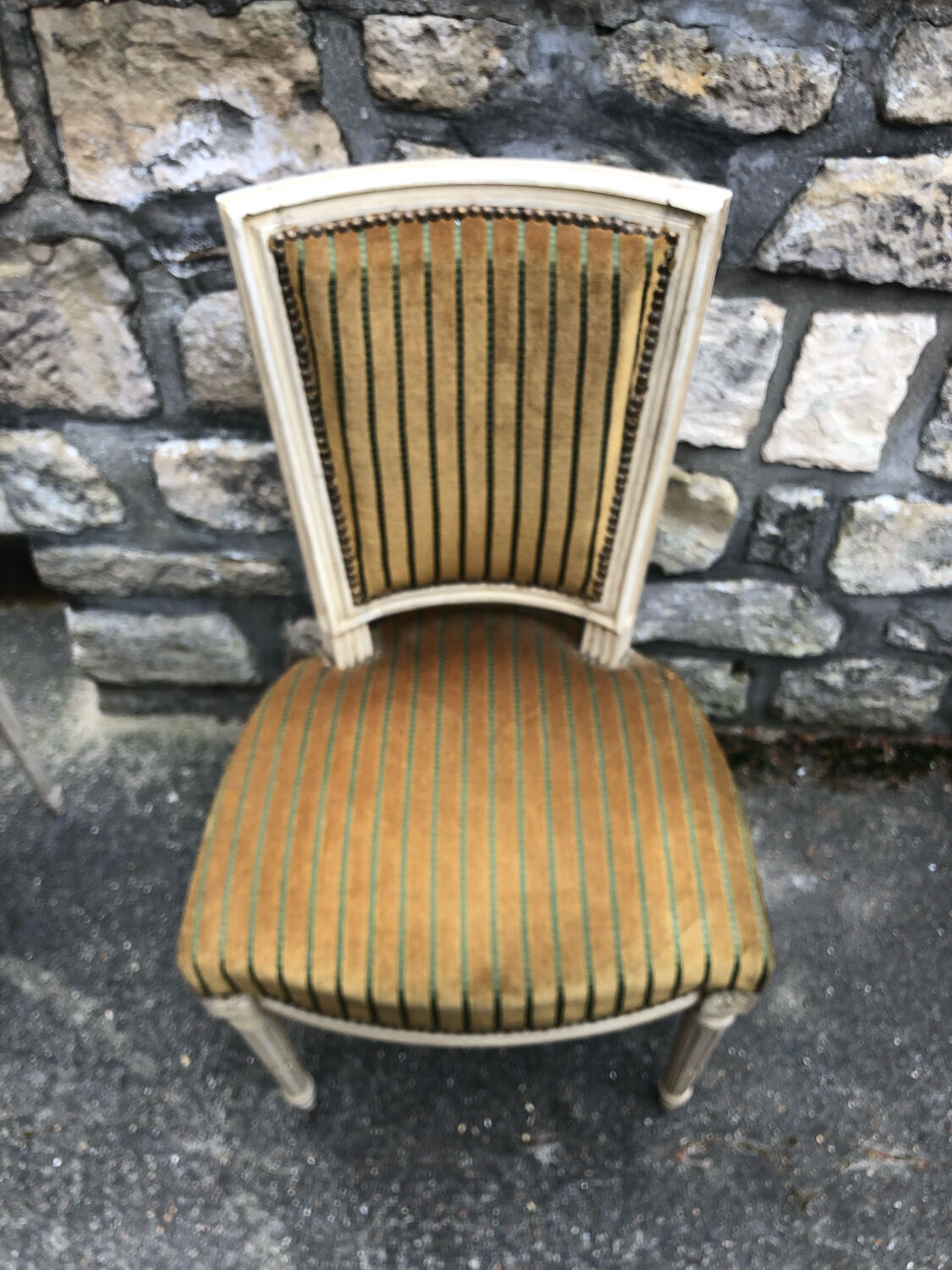 Four Louis XVI style chairs