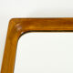 Teak mirror from Glasmäster Markaryd, 1960s - 105x45cm