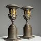 Pair of Empire bronze vases