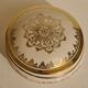 Porcelain bonbonnière PF white and gold
