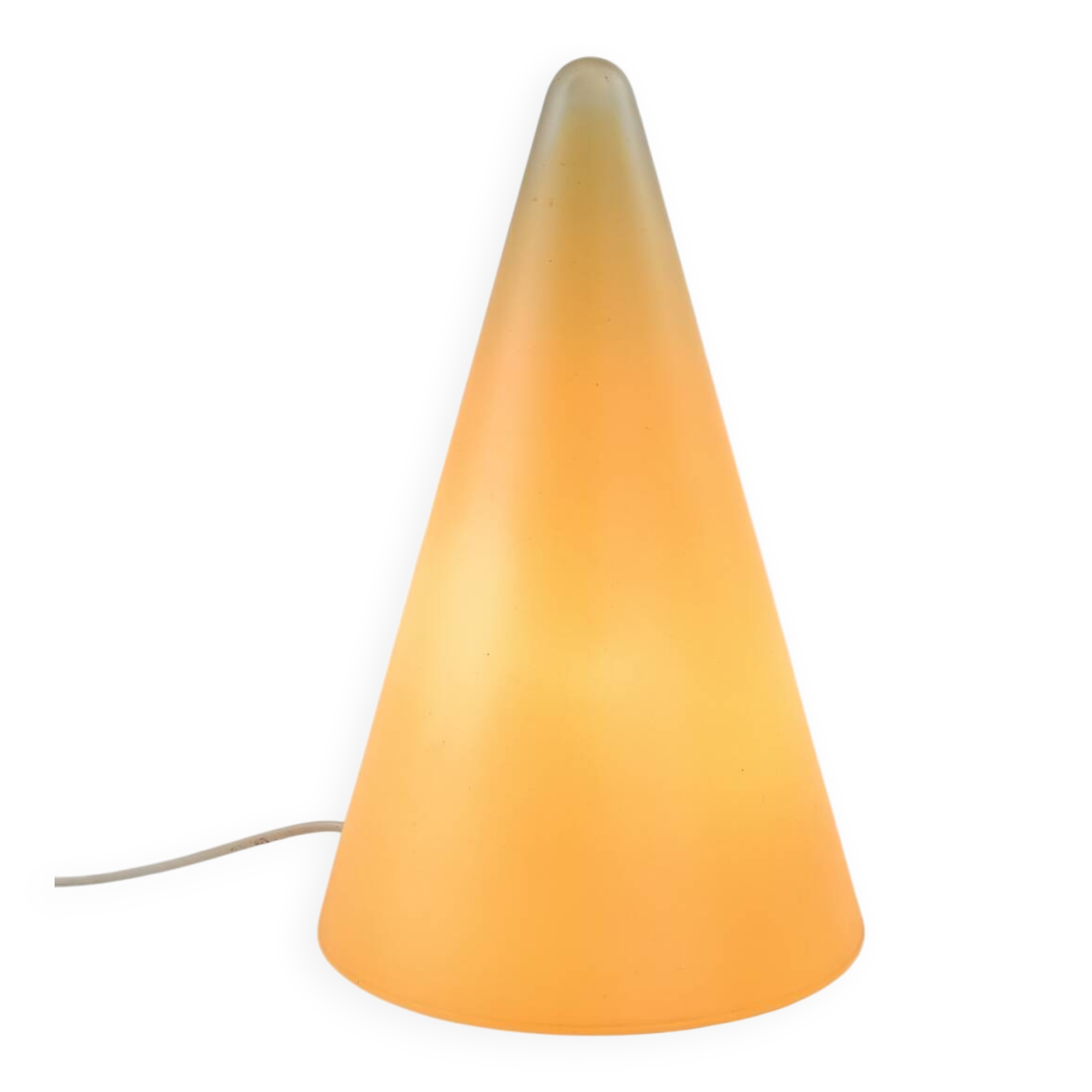 Lampe conique en verre par SCE