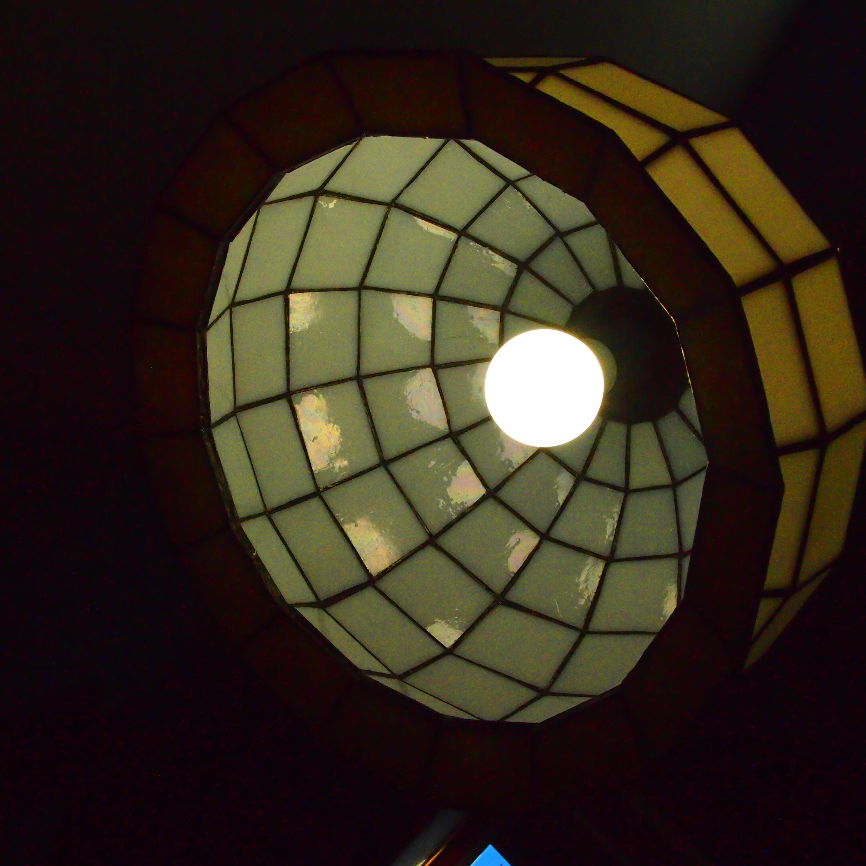 Ceiling lamp / bathroom lighting / stained glass / Glass pendant / glass paste