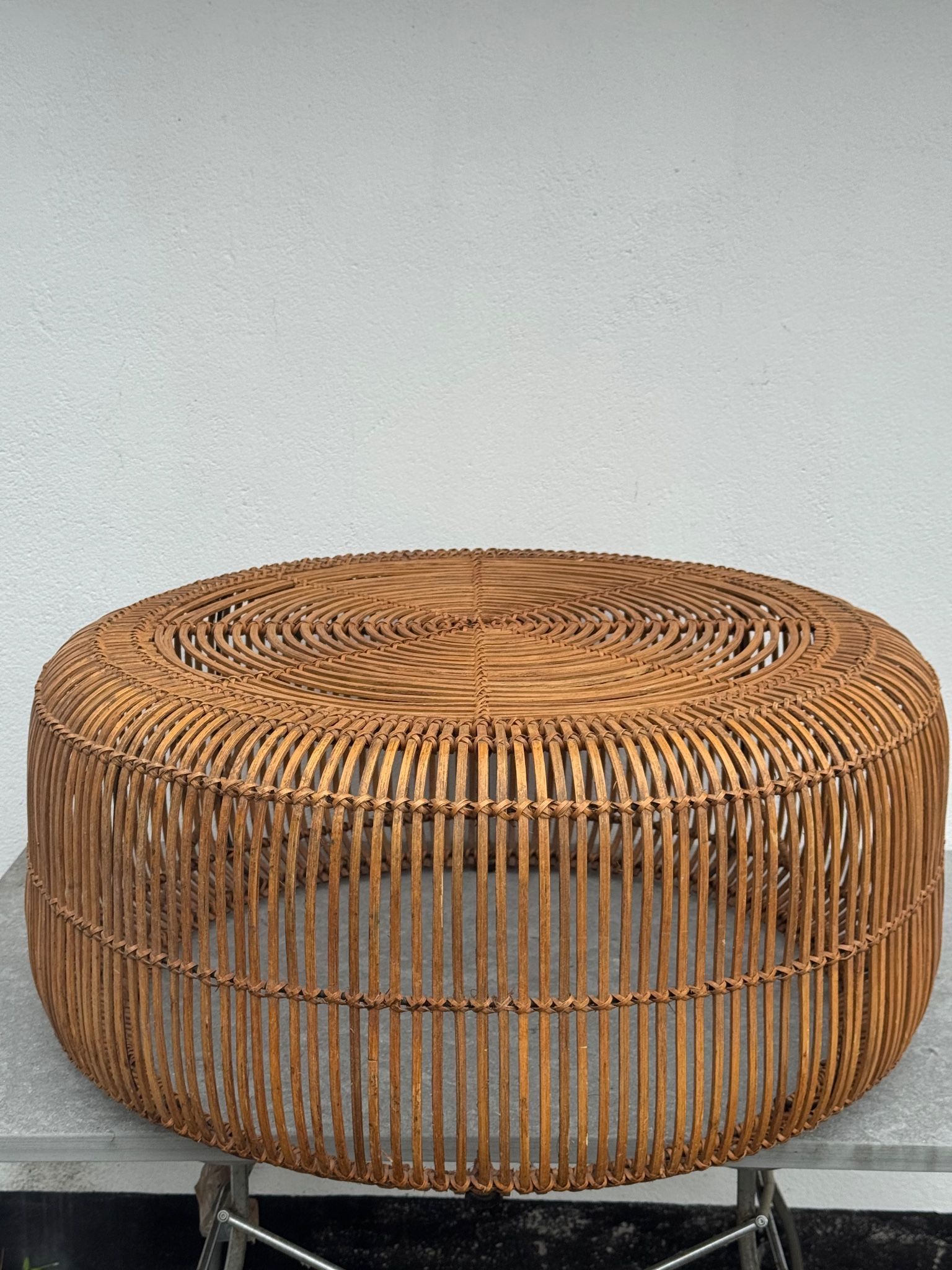 Table basse en bambou