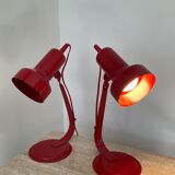 Pair of desk lamps from the 80s