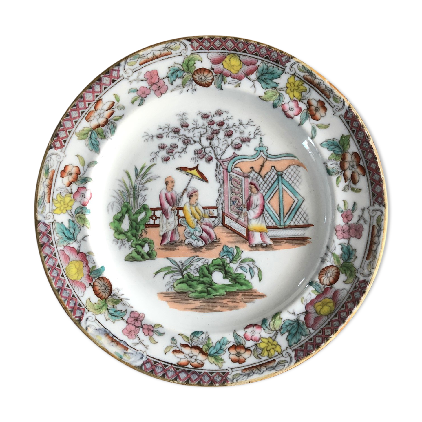 Signed old chinese plate