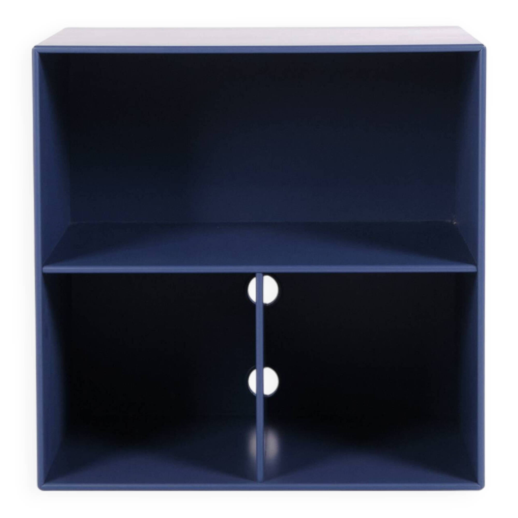 Montana bookcase – blue – 4 shelves