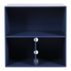 Montana bookcase – blue – 4 shelves