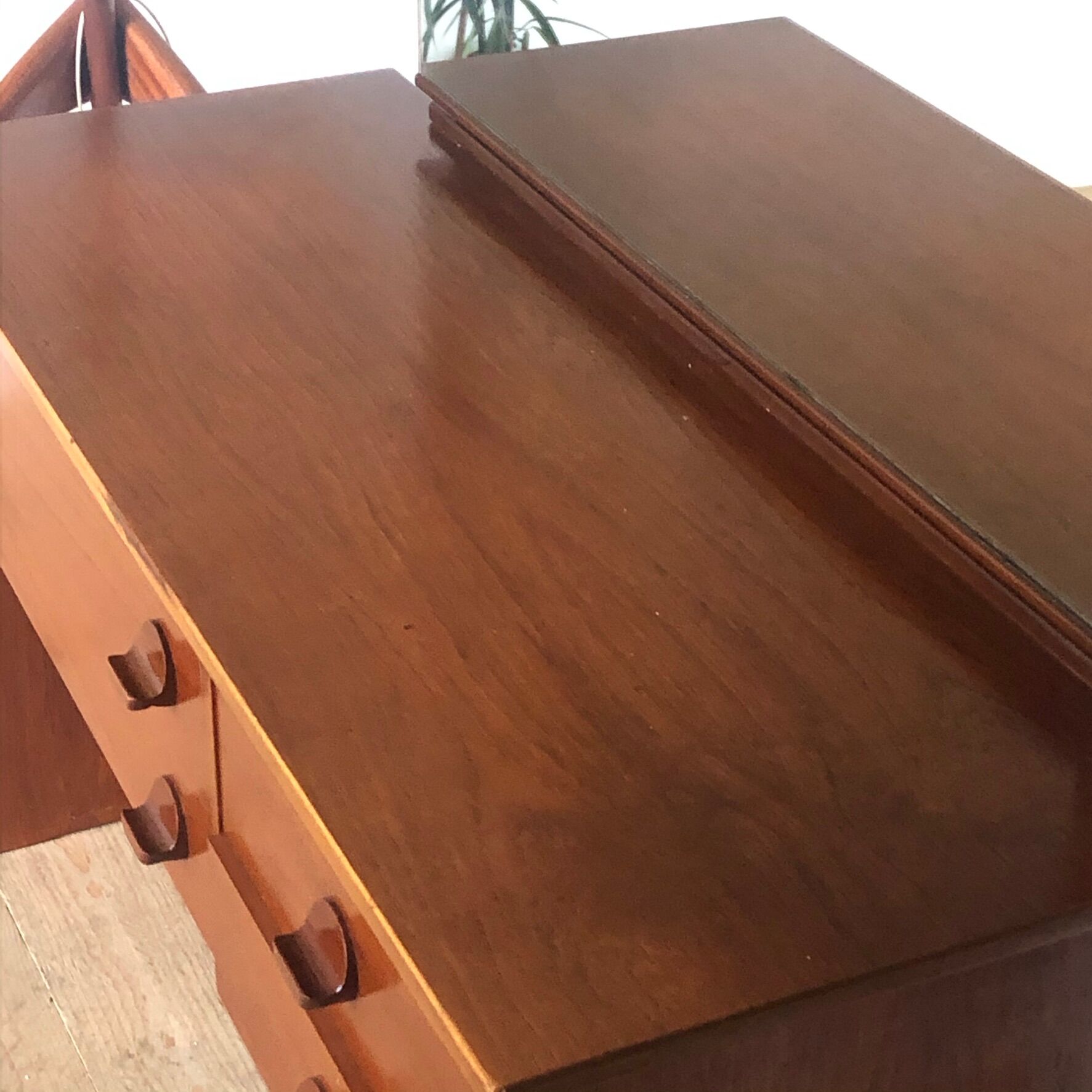 Teak vintage dressing table