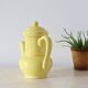 Yellow, france, vintage teapot