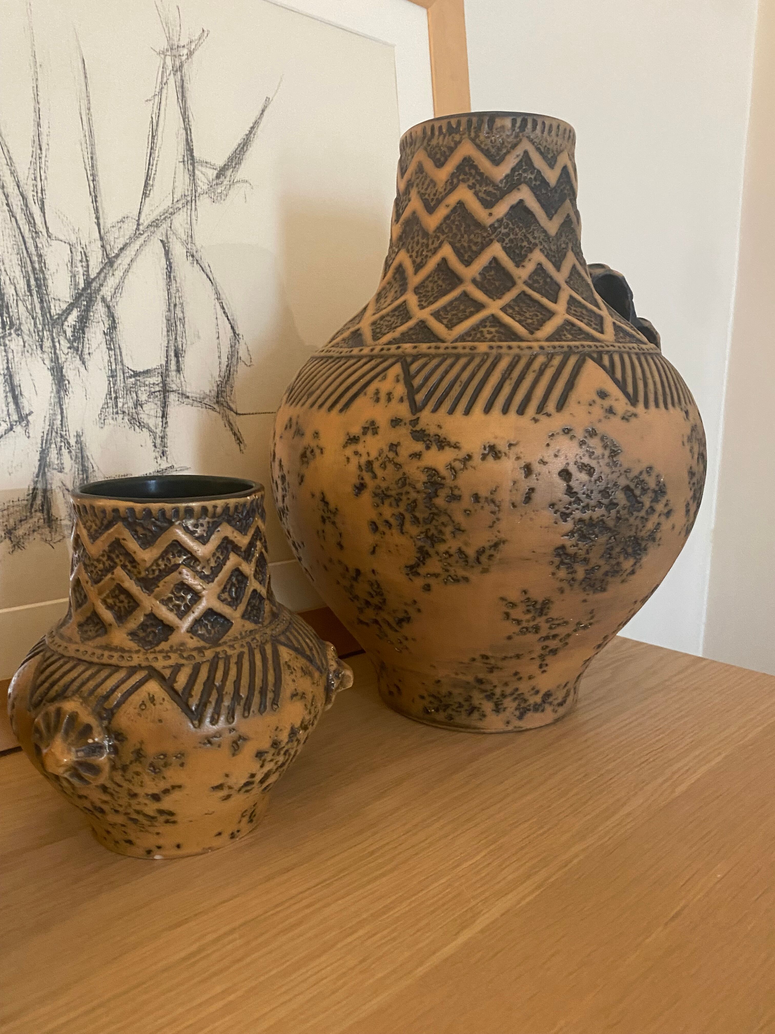 Set de 3 vases West Germany Manufacture Jasba
