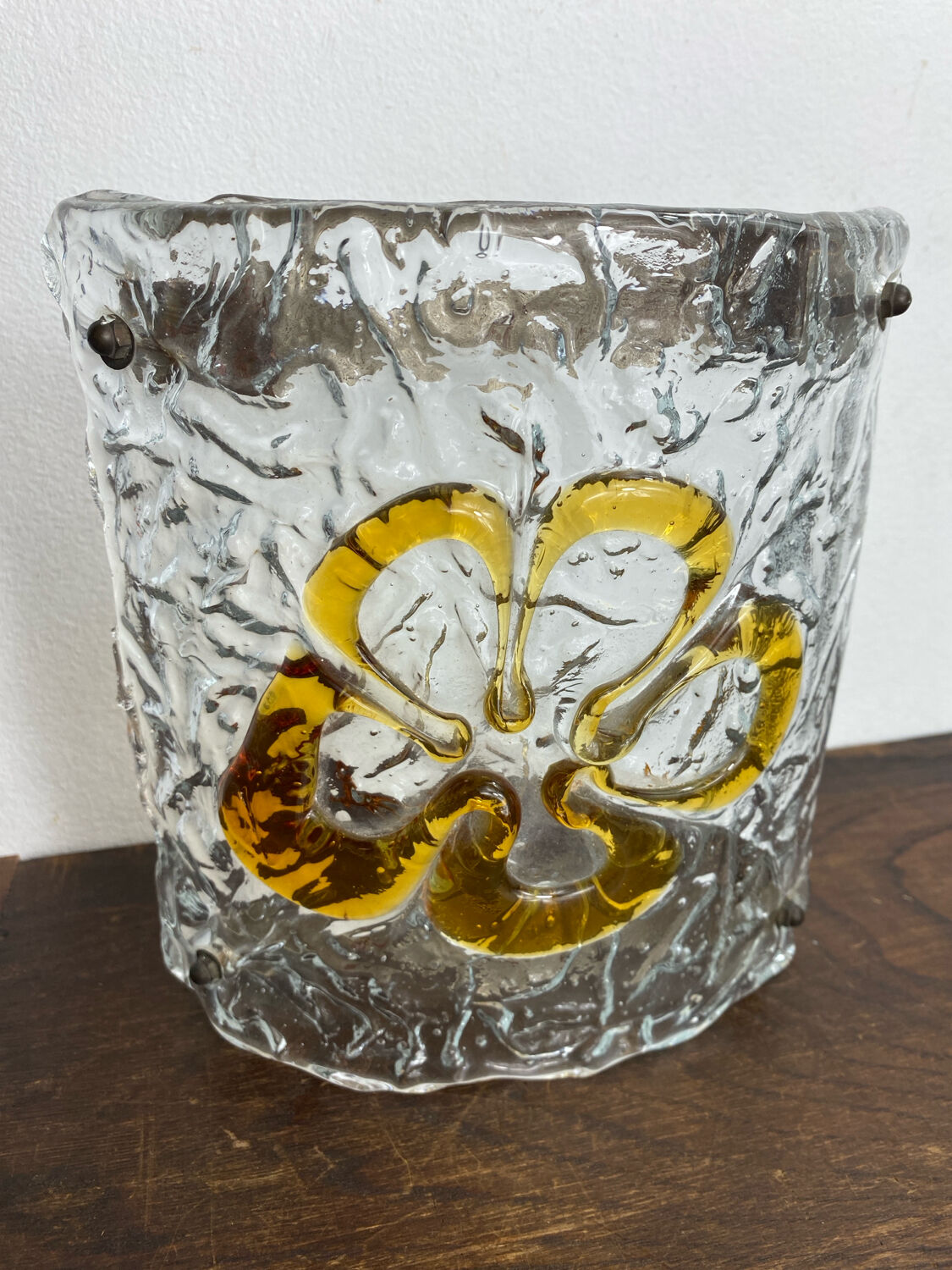 Murano glass wall sconce