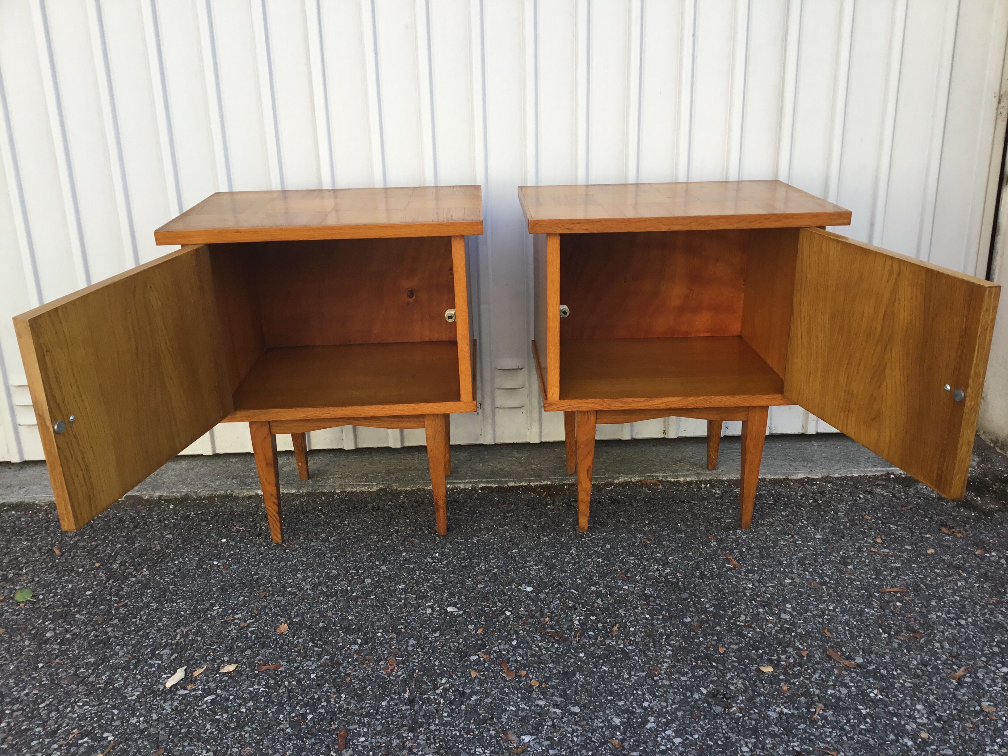 Paire de chevets vintage