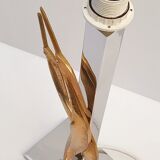 Vintage heron lamp 1970