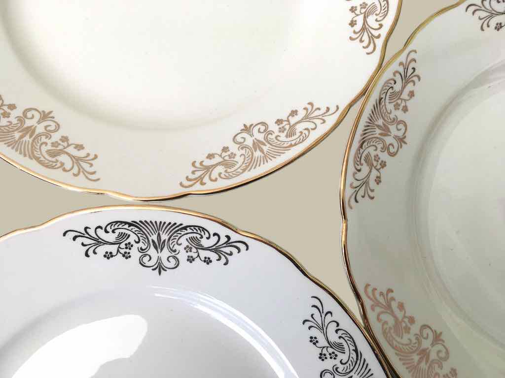 8 flat plates Villeroy and Boch 1950