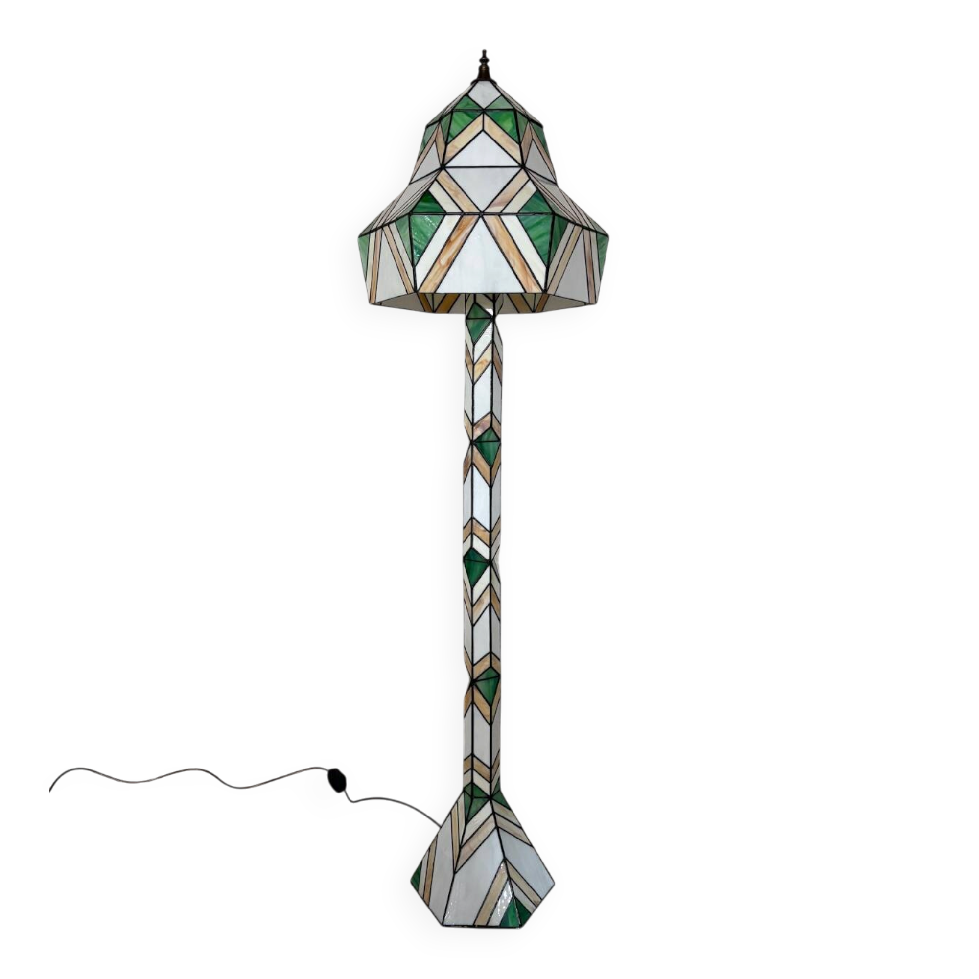 Vintage floor lamp from the 1950s.