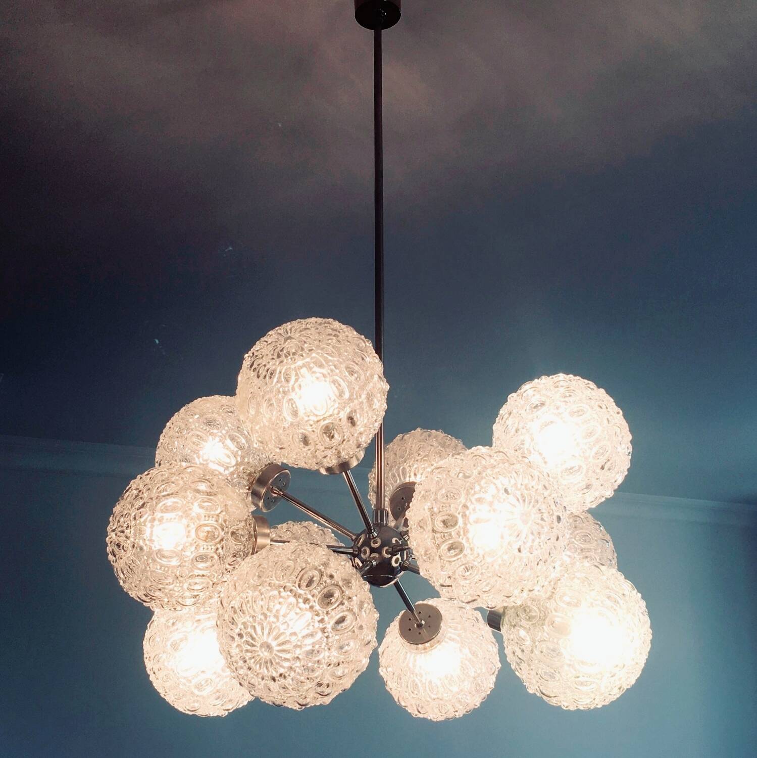 Lustre par Richard Essig, Allemagne, années 1970