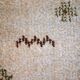 Vintage Moroccan carpet Berber rug style 2.3' x 4.7' (71cm x 145cm) 1970s, 1C758