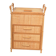 Small rattan chest of drawers