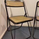 Pair of Italian folding chairs