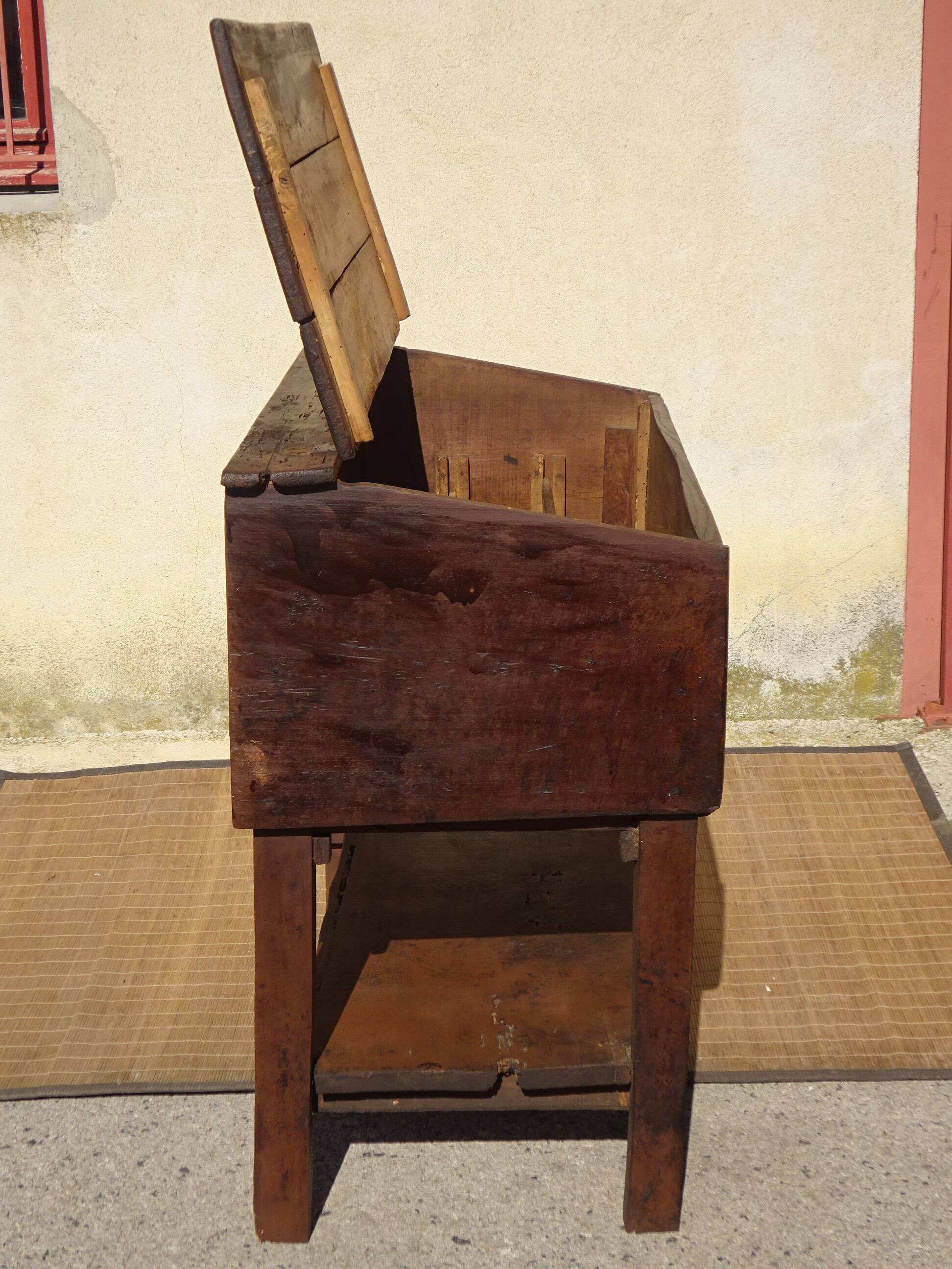 Antique oak furniture, dish drainer