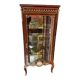 Louis XV style display cabinet in wood and bronze, with several shelves