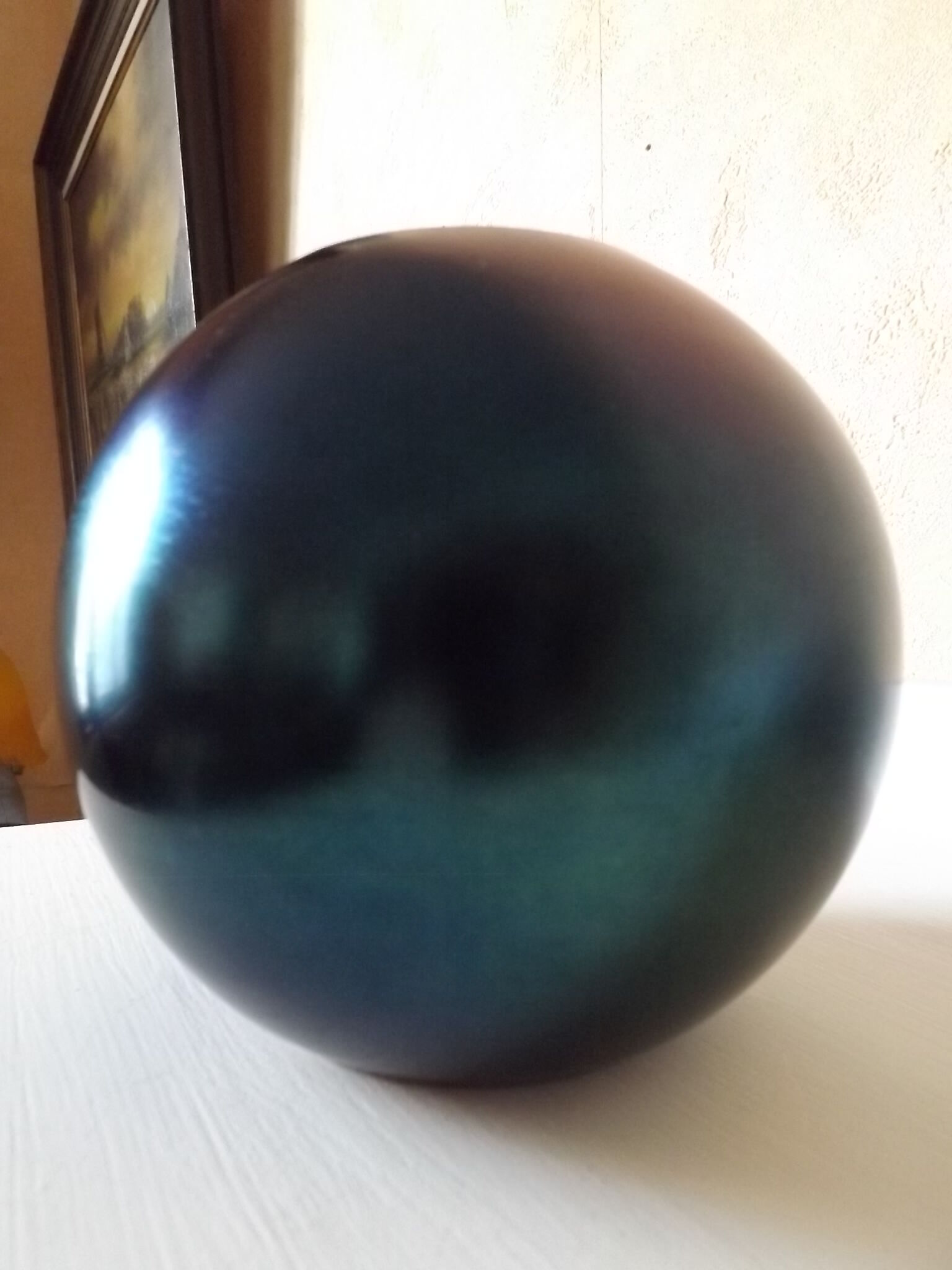 Vase ball iridescent czechoslovakia 1930 1940 art deco