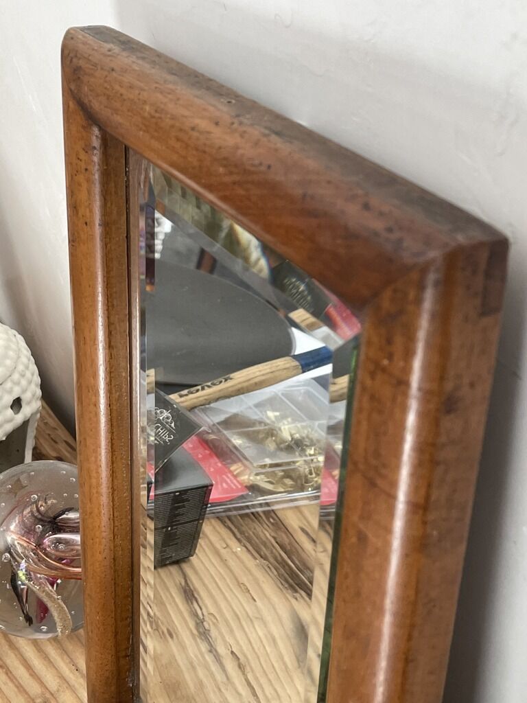 Old wooden mirror 23x35cm