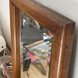 Old wooden mirror 23x35cm
