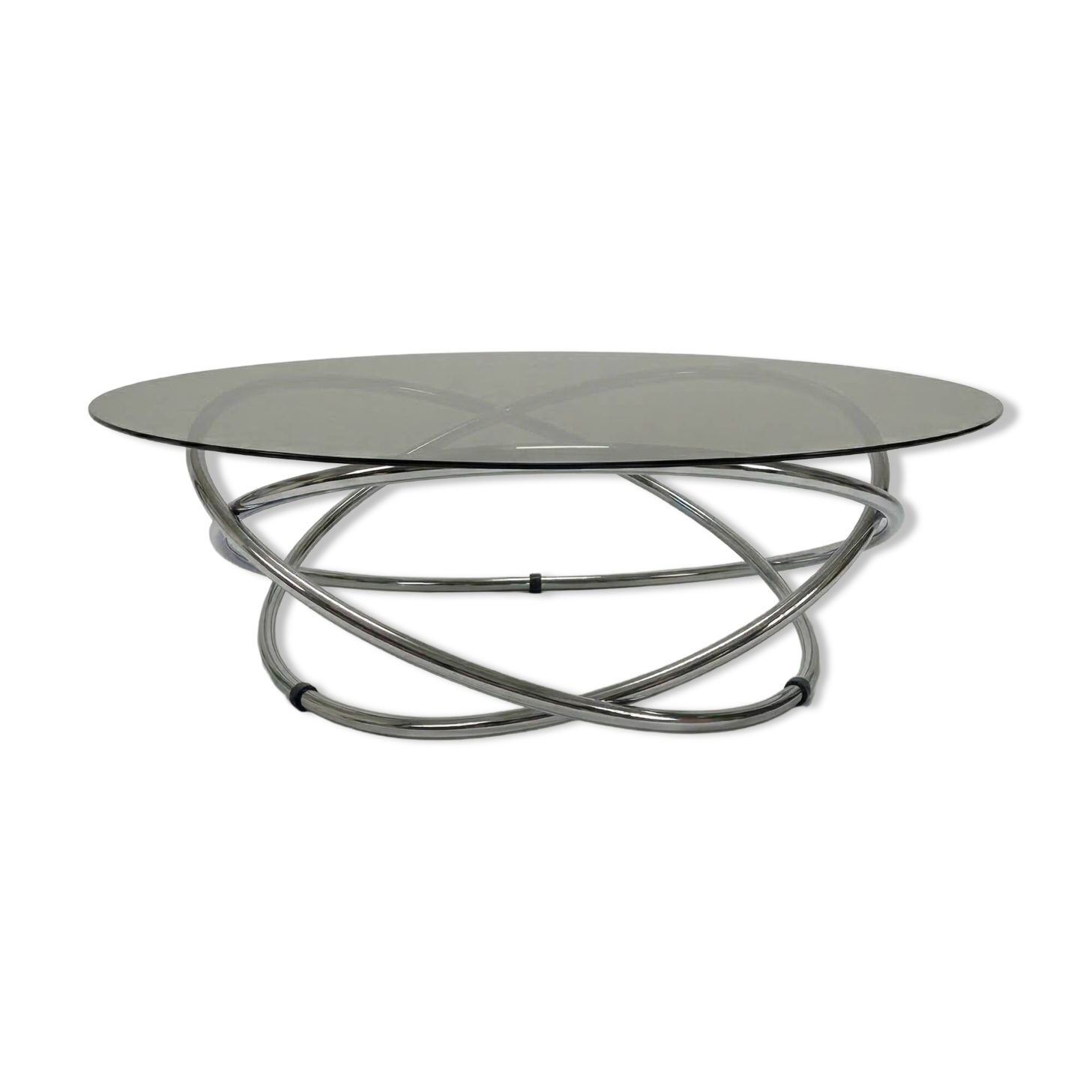 Table basse space age modèle Swirl par Miniforms, Italie 1970