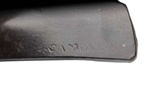 Jean Campa. Geometric sculpture in polished metal. 1980s.