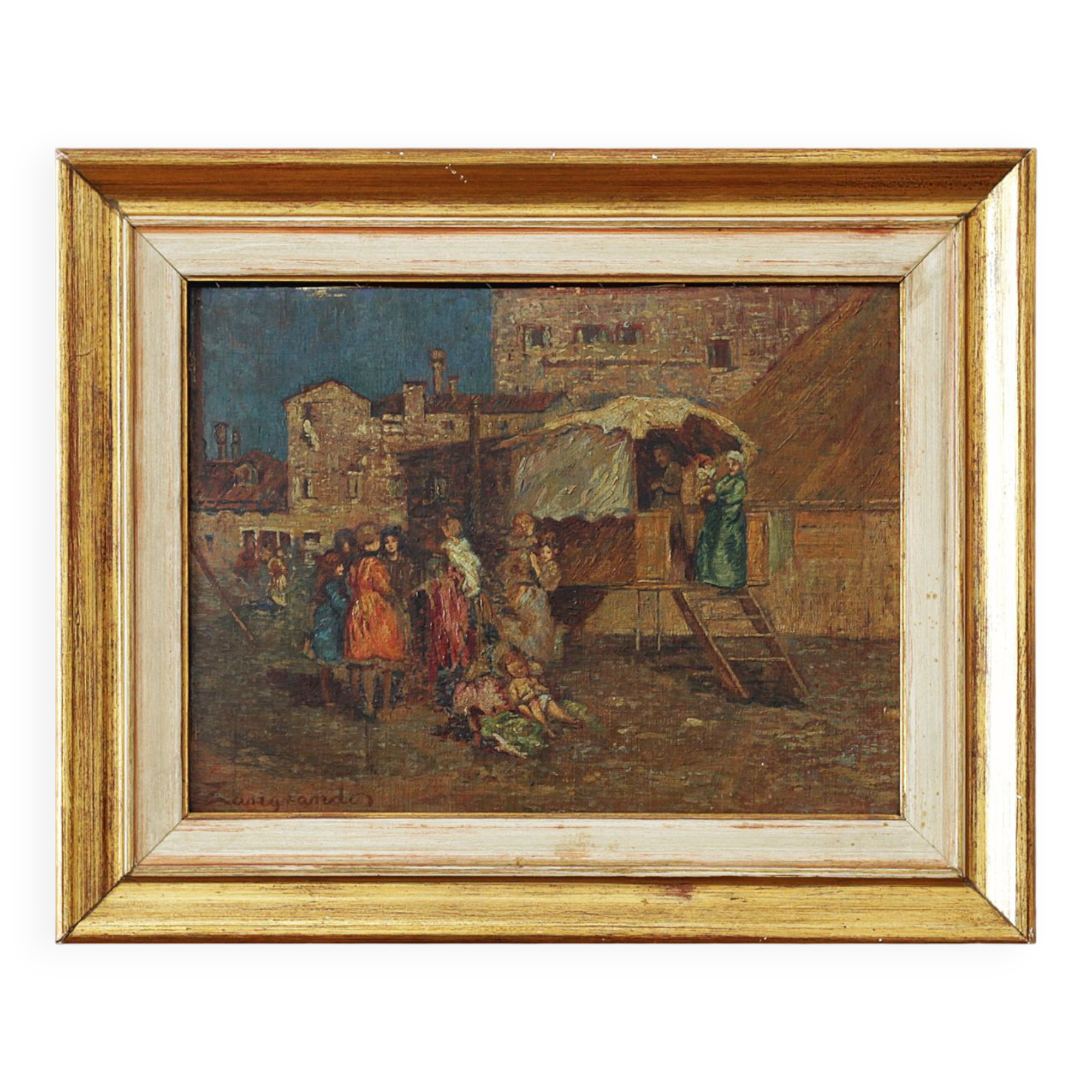 Countryside Landscapes Giovanni Zangrando   (Trieste, 1867 – 1941),