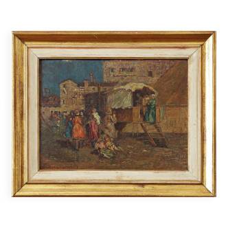 Paysages de campagne Giovanni Zangrando (Trieste, 1867 – 1941)