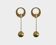 Pair of Scandinavian brass wall candlesticks by Arthur Pe, Kolbäck, Sweden
