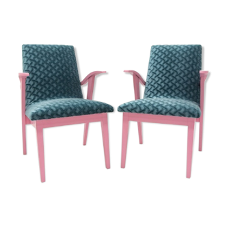 Ensemble de 2 fauteuils type : 300-123 « Princessa "