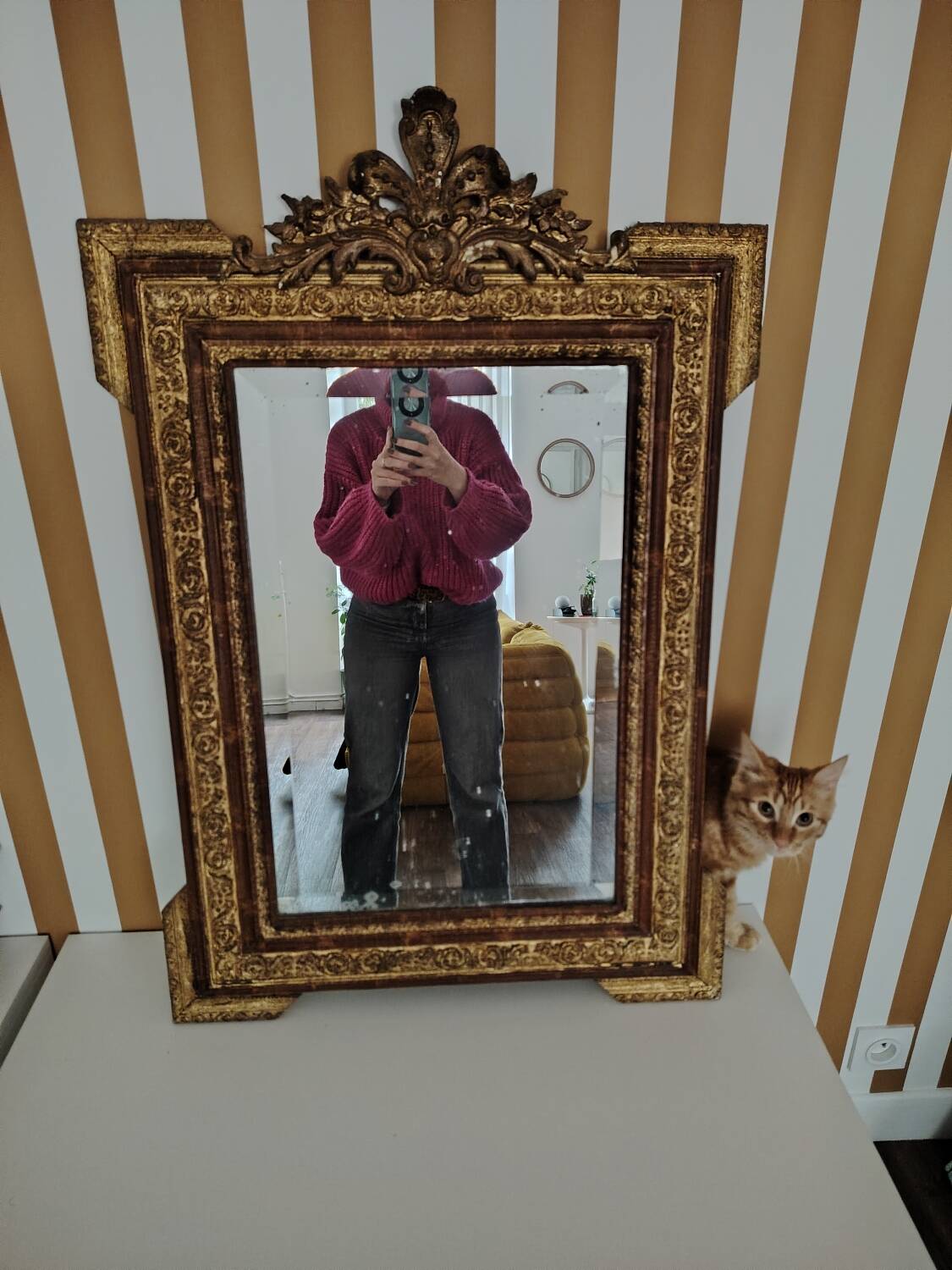 Antique mirror