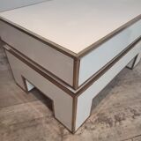 Set of 2 bedside tables by Alain Delon for Maison Jansen, 1975