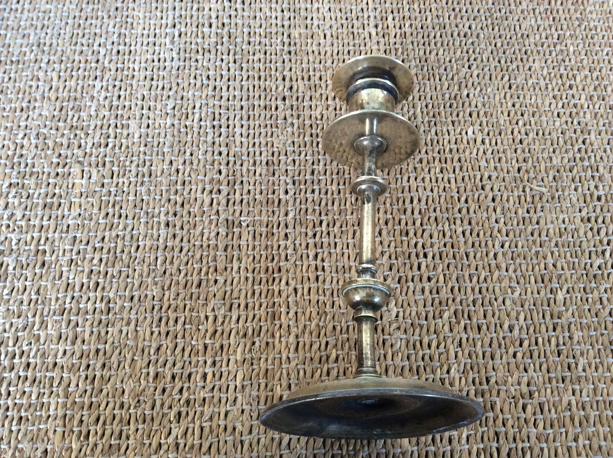 Copper candle holder